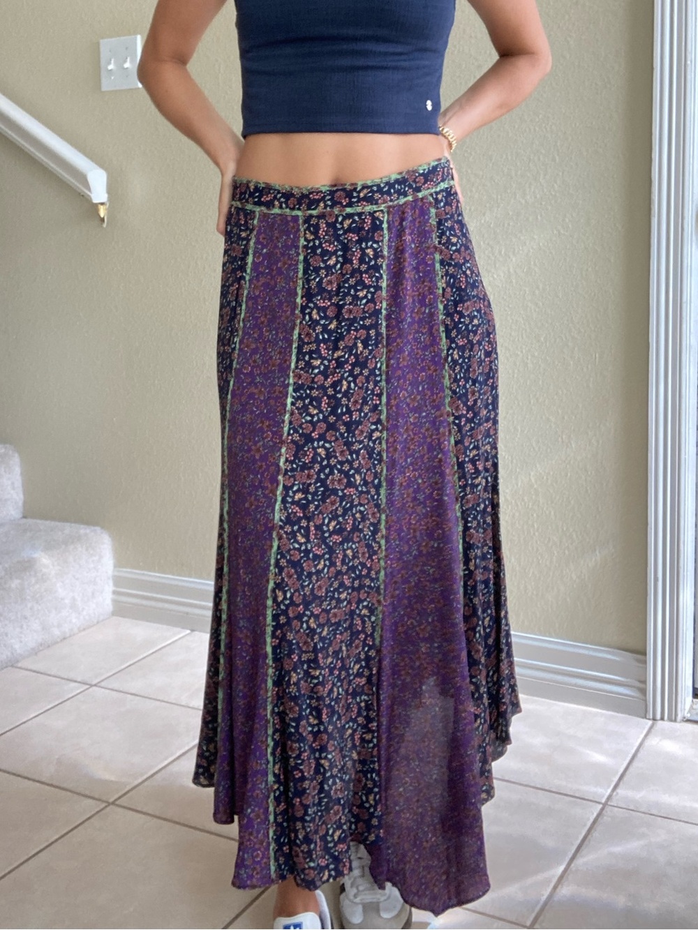 Veronica Beard Pascoe asymmetrical midi skirt